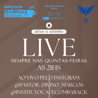 LIVE INSTAGRAM TODAS AS QUINTAS-FEIRAS